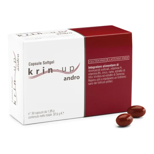 Krin Up Andro 30 capsule Integratore per la caduta dei capelli