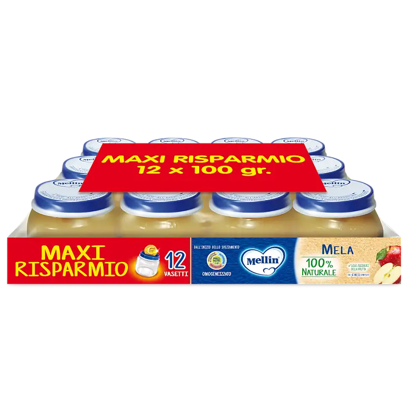 Mellin Omogeneizzato Mela 12x100g
