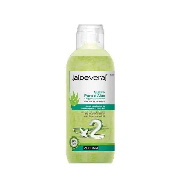 Zuccari Succo Puro D'aloe A Doppia Concentrazione 1 Litro