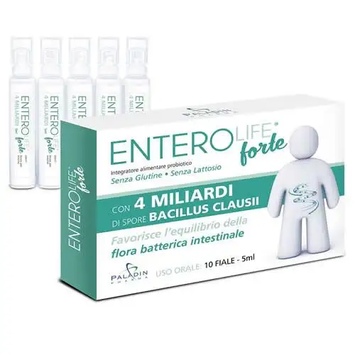 ENTEROLIFE FORTE 4 MILIARDI 10 FIALE DA 5 ML
