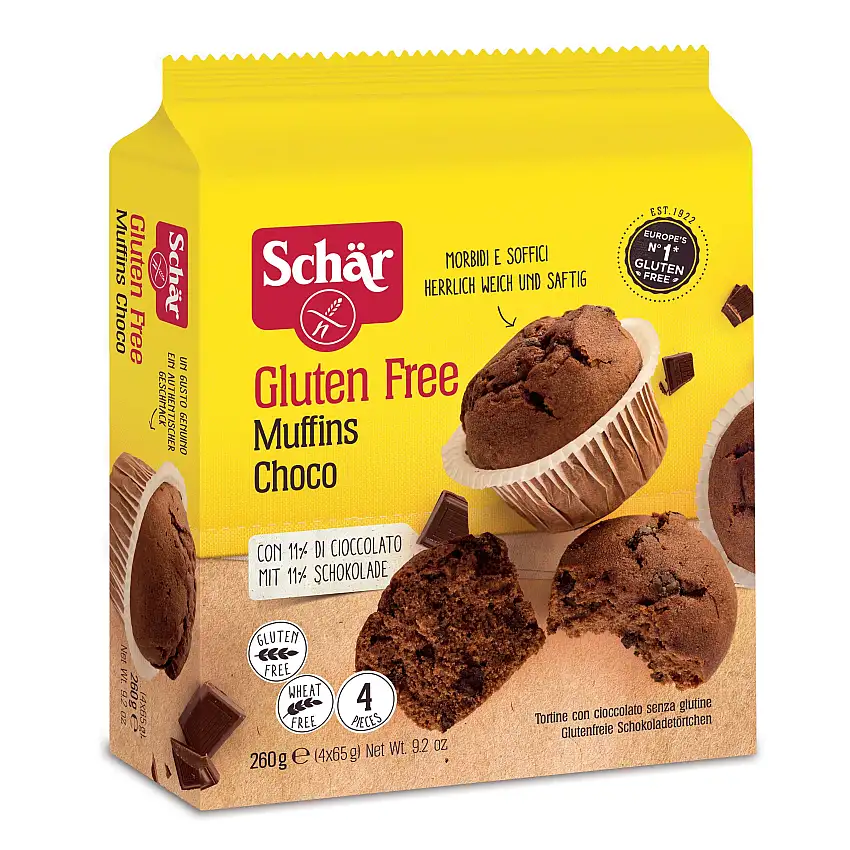 SCHAR MUFFINS CHOCO 260G