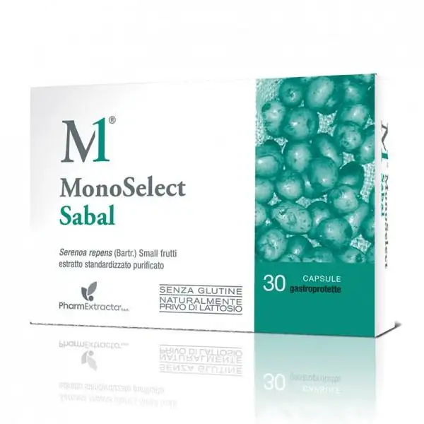 Monoselect Sabal integratore per prostata 30 capsule