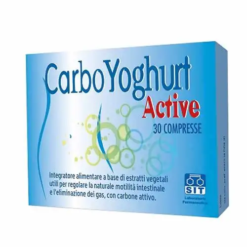 CARBOYOGHURT PLUS 30 COMPRESSE DA 565 MG