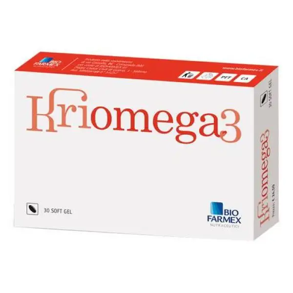 Biofarmex Kriomega 3 Integratore Alimentare 30 Capsule Softgel