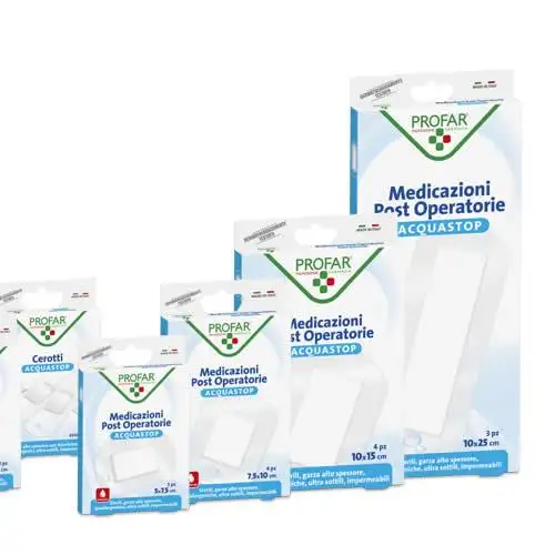 ACQUASTOP MEDICAZIONE POST OPERATORIA 5X7,5 CM PROFAR MED 5 PEZZI