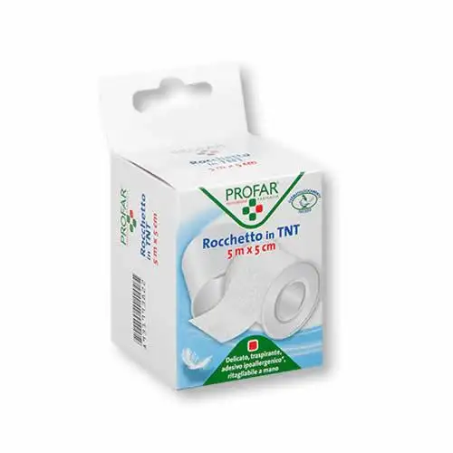 CEROTTO ROCCHETTO TESSUTO NON TESSUTO DELICATO CM 5X5 M PROFAR