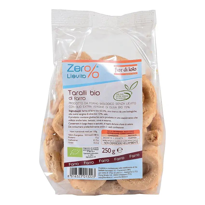 TARALLI FARRO C/OLIO EXTRV BIO