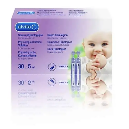SOLUZIONE FISIOLOGICA ALVITA 30 FIALE X 5 ML