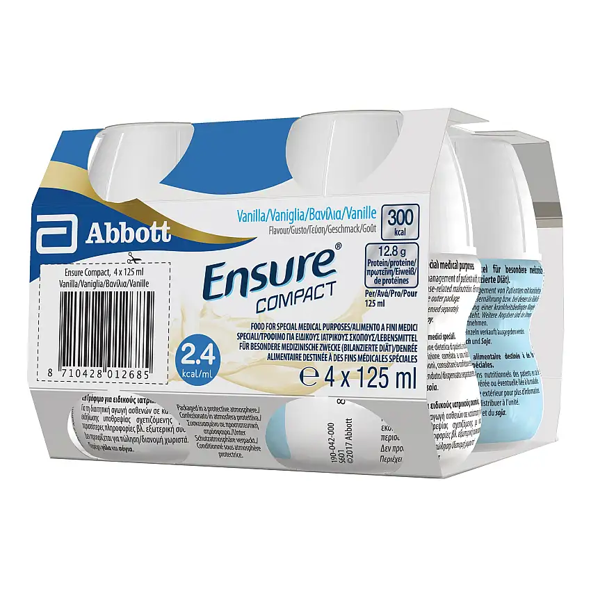 Ensure Compact Vaniglia 4X125ml