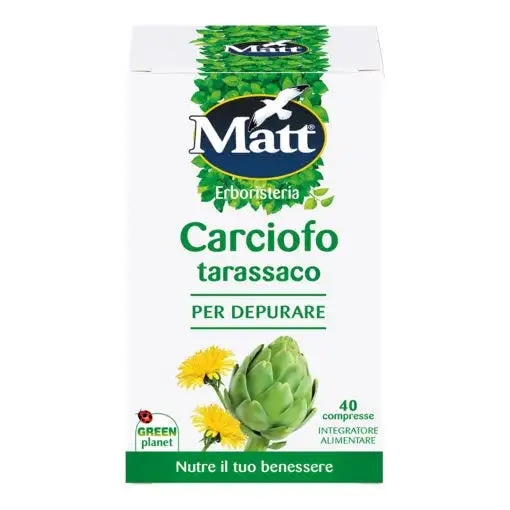 Matt Erboristeria Carciofo Tarassaco 40 Compresse