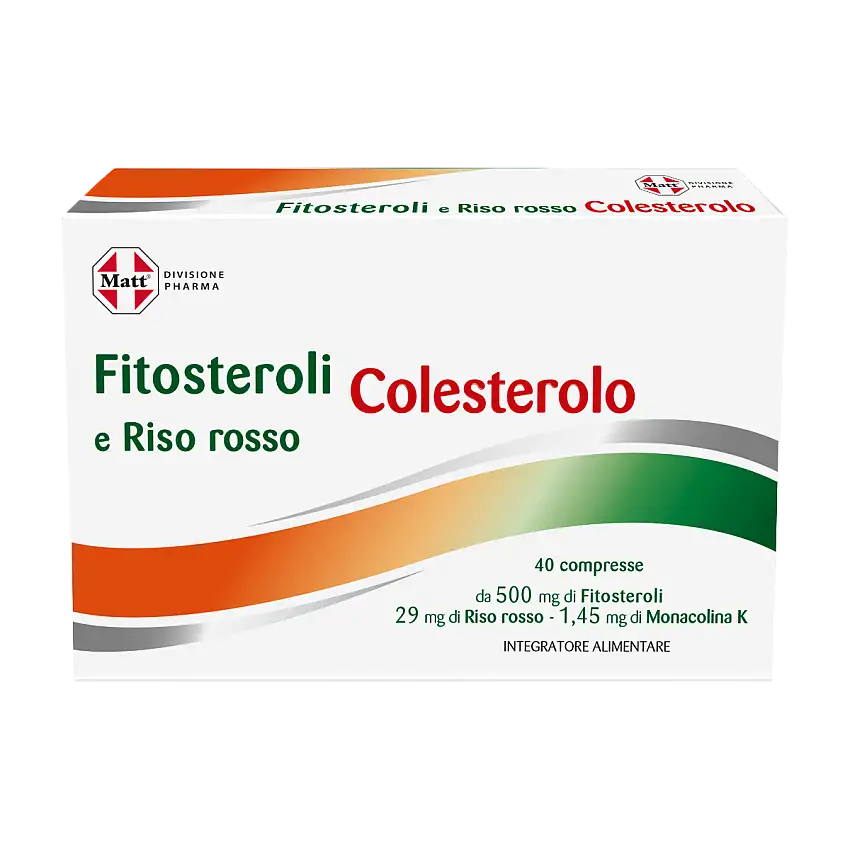 Matt Pharma Fitosteroli E Riso Rosso Colesterolo 40 Compresse