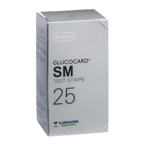 Glucocard-SM Test Strips 25 pezzi Strisce reattive per glicemia