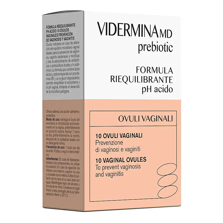 VIDERMINA PREBIOTIC OVULI 10 PEZZI
