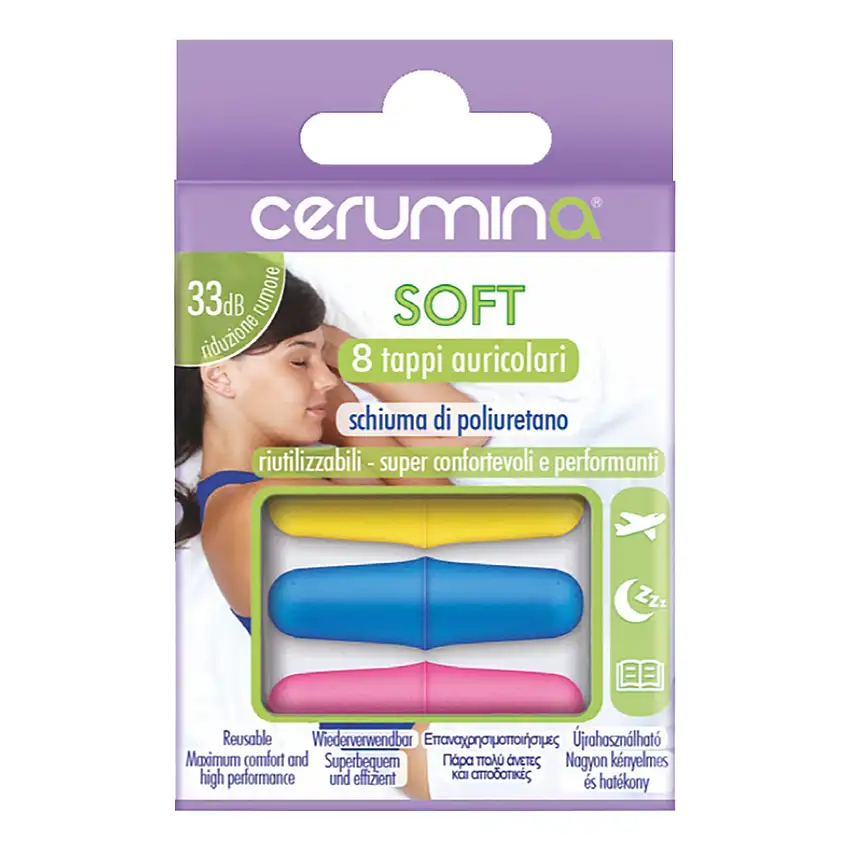 CERUMINA TAPPI AURICOLARI SOFT CONFEZIONE DA 8 PEZZI