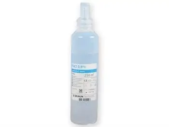 SODIO CLORURO 0,9% 250ML BOTTIGLIA IN PLASTICA - DISPOSITIVO MEDICO