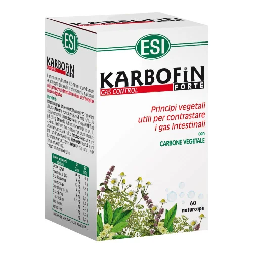 Esi Karbofin Forte 60 Capsule - Integratore Intestinale