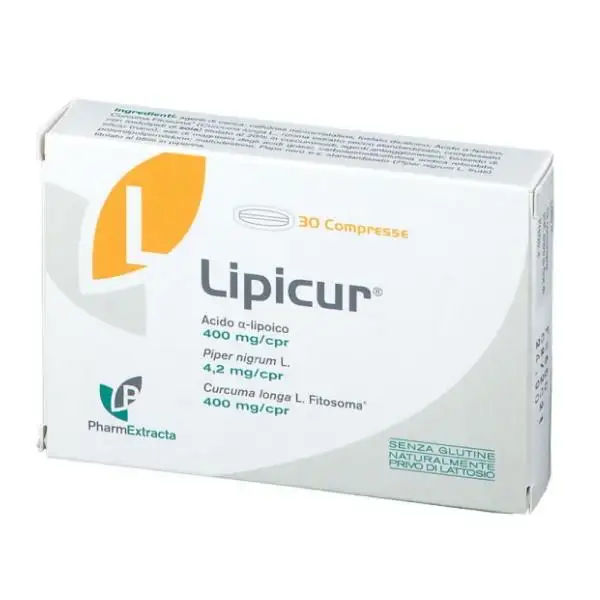 Pharmextracta Lipicur Integratore Alimentare 30 Compresse