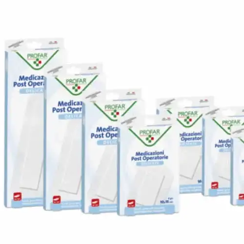 MEDICAZIONE POST OPERATORIA STERILE GARZA ANTIADERENTE 6X10 CM 5 PEZZI PROFAR