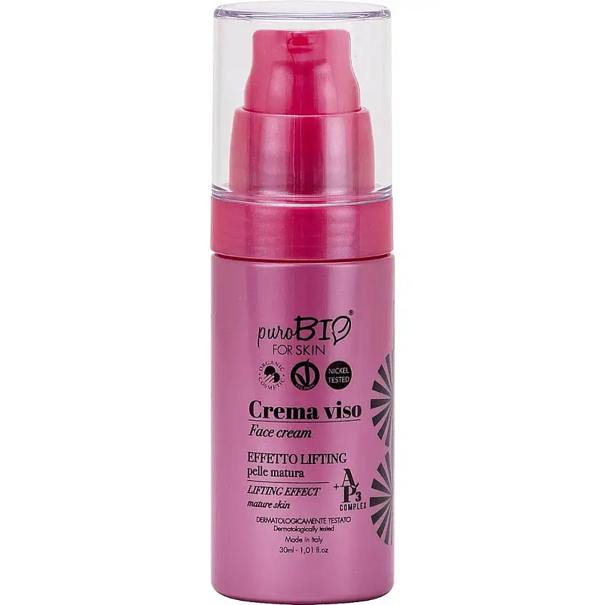 Purobio For Skin Crema Viso Effetto Lifting Pelle Matura 30ml