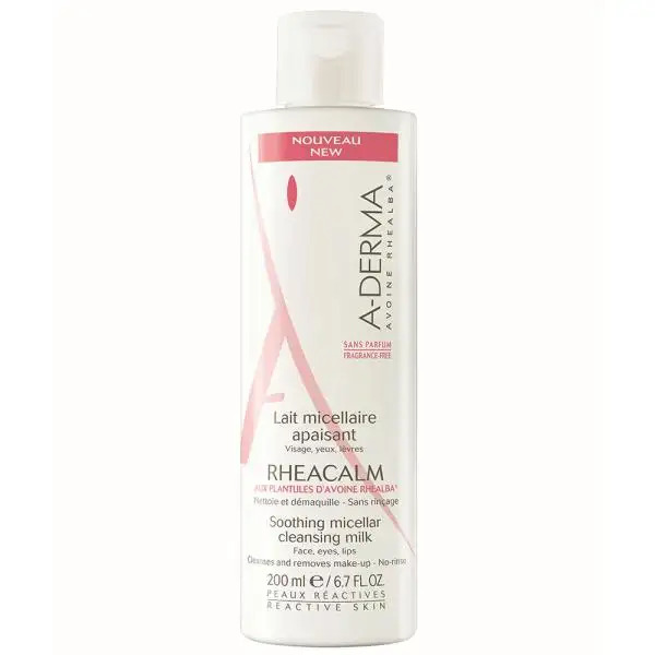A-derma rheacalm latte micellare lenitivo pelle intollerante 200 ml