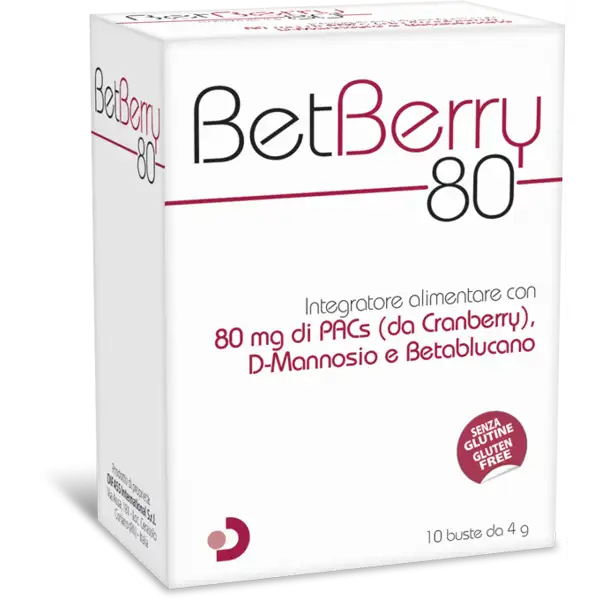 Betberry 80 difass 10 bustine da 4g