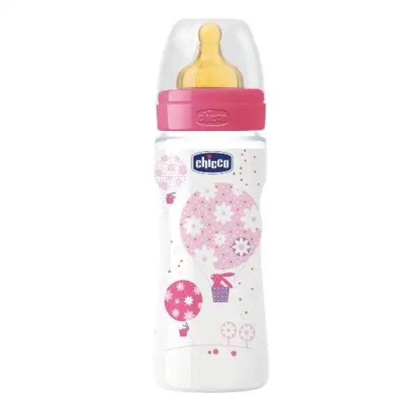 Chicco Biberon Original 330ml Touch Regular Girl Con Tettarella In Caucciu'