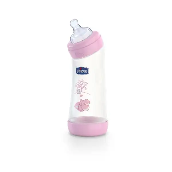 Chicco Biberon Benessere Angolat Polipropilene E Silicone Grl 250ml +0mesi