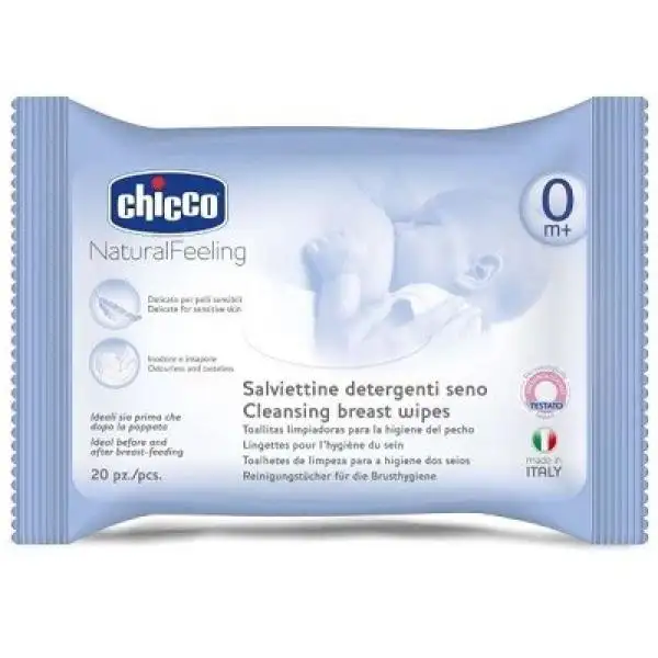 Natural Feeling Salviette Per Il Seno Chicco 16 Salviette