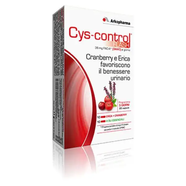 Cys control flash integratore alimentare 20 capsule
