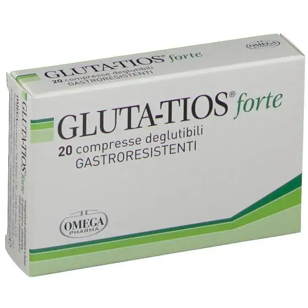 Gluta-tios Forte Integratore Disintossicante 30 Compresse