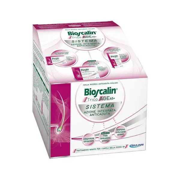 Bioscalin tricoage 30 compresse + 10 fiale + shampoo 200ml