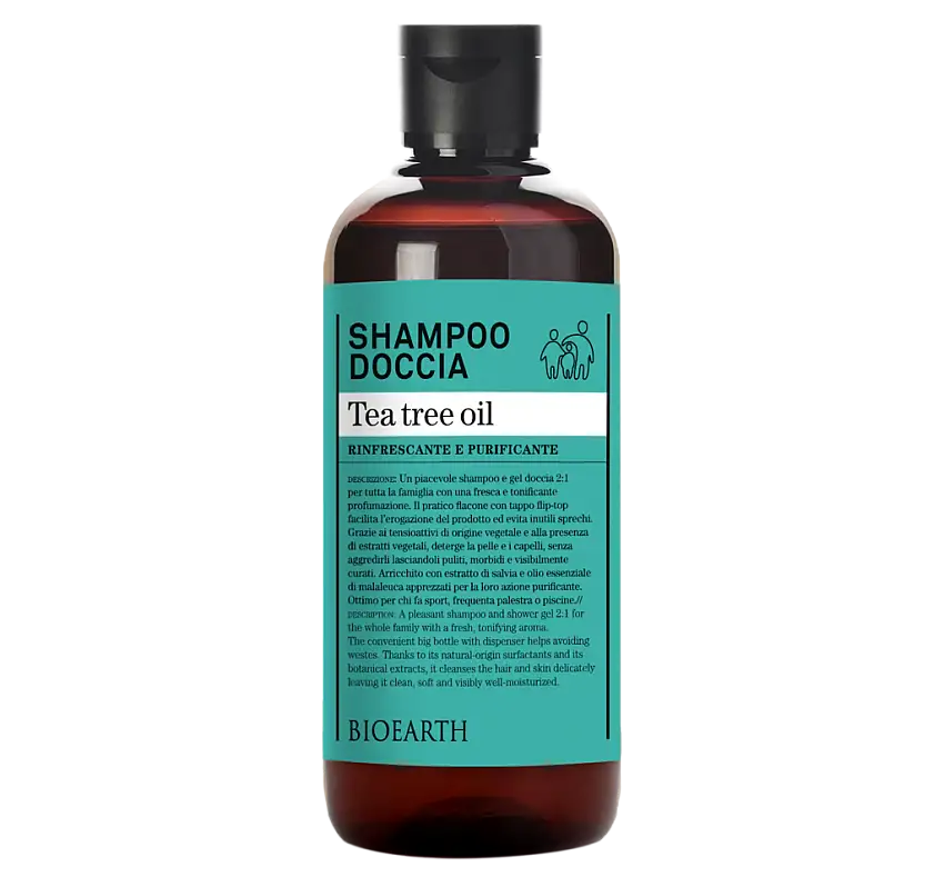 Bioearth Shampoo Doccia Tea Tree Oil 500ml