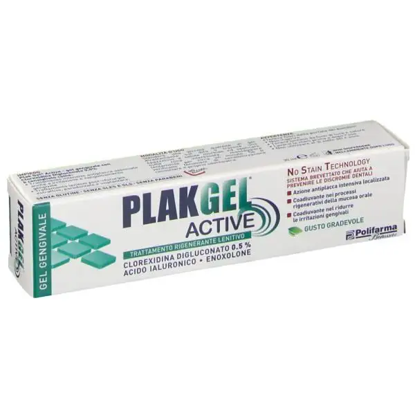 Plak gel active gel protettivo gengivale 30 ml