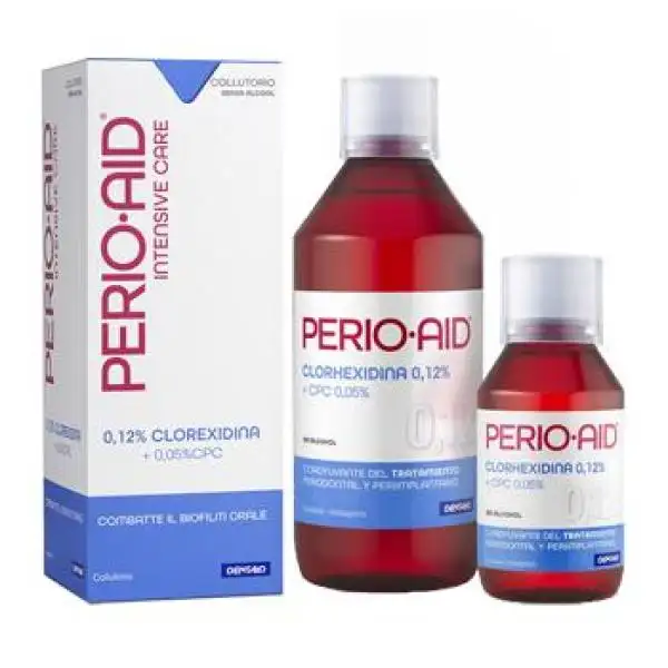Perioaid intensive care collutorio con clorexidina 0,12% 500 ml