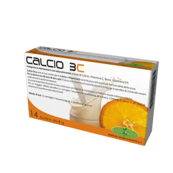 Calcio 3c Integratorte Alimentare 14 Bustine X4g