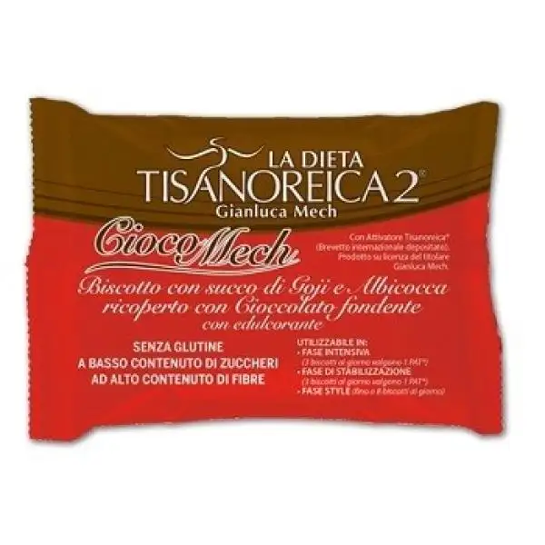 Tisanoreica Ciocomech Goji E Albicocca Gianluca Mech 9 Biscotti Da 13g
