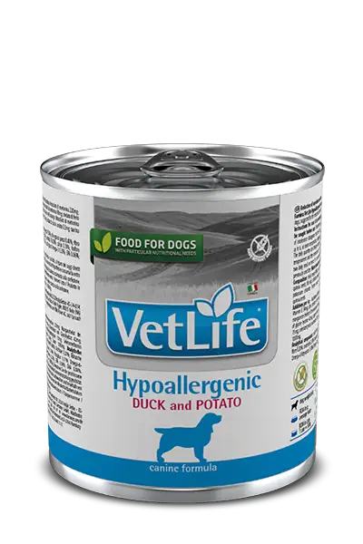 Farmina Vet Life Hypoallergenic Anatra E Patate Per Cani Lattina 300g