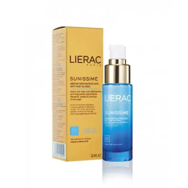 Lierac Sunissime Siero Riparatore SOS Doposole Viso Anti-età Globale 30 ml