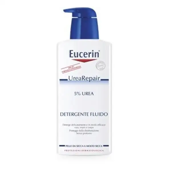 Eucerin urearepair 5% urea detergente fluido pelle secca 400 ml