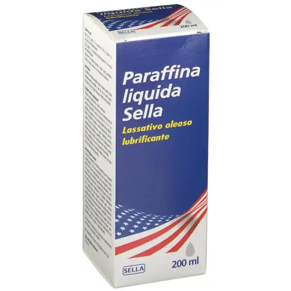 Sella Paraffina Liquida Lassativo Oleoso Lubrificante 250ml Senza Astuccio