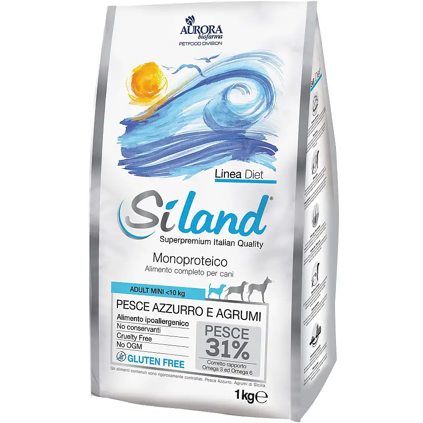 SILAND DIET ADULTO TAGLIA MINI PESCE MONOPROTEICO SACCO 1 CHILO