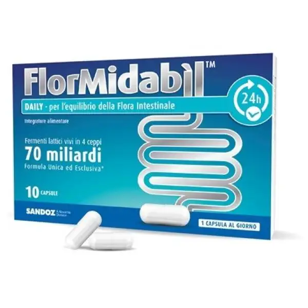 Sandoz Flormidabil Daily Integratore Alimentare 10 Capsule