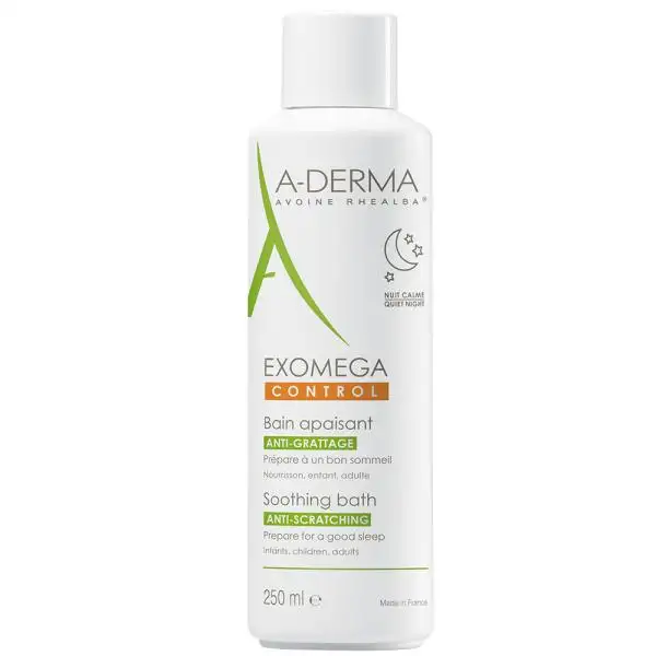 A-derma exomega control bagno lenitivo anti-grattage pelle secca 250 ml