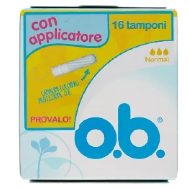 O.B. Compact Applicator Normal 16 Assorbenti Interni con Applicatori