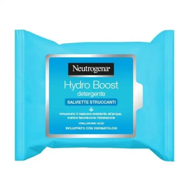 Neutrogena hydro boost salviettine struccanti 25 pezzi