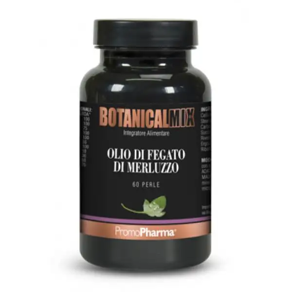 BotanicalMix Olio di Fegato di Merluzzo Integratore di Omega3 60 Perle