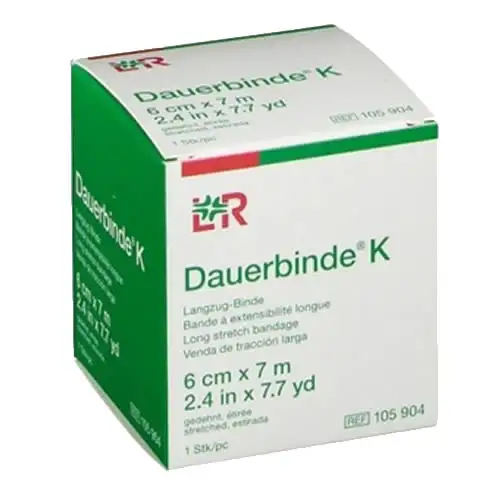 BENDA ELASTICA DAUERBINDE F ALTA ESTENSIBILITA' COMPRESSIONE FORTE 6X700CM 1 PEZZO