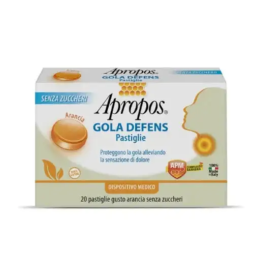 APROPOS GOLA DEFENS PRO 20 PASTIGLIE ARANCIA SENZA ZUCCHERO