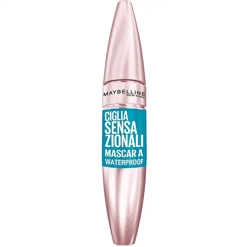 Maybelline New York Mascara Ciglia Sensazionali Nero Waterproof 1 Pezzo