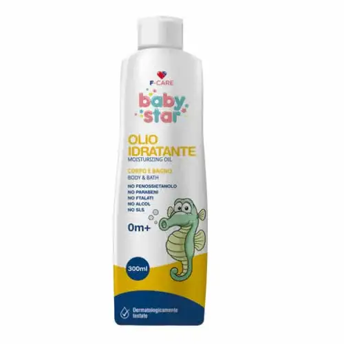 BABYSTAR OLIO PER IL CORPO E PER IL BAGNO 300 ML